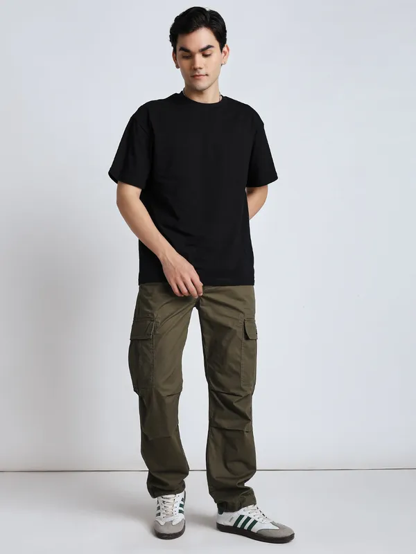 Olive_Cotton_Premium_&_Comfortable_Cargo_Pant_For_Men