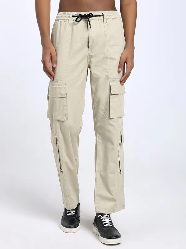 Beige_Cotton_Premium_&_Comfortable_Cargo_Pant_For_Men