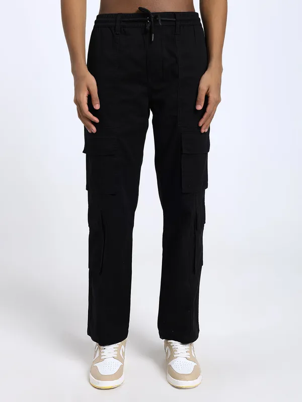 Black_Cotton_Premium_&_Comfortable_Cargo_Pant_For_Men