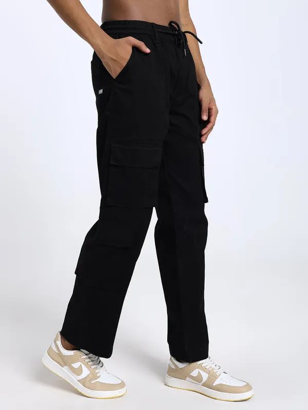 Black_Cotton_Premium_&_Comfortable_Cargo_Pant_For_Men