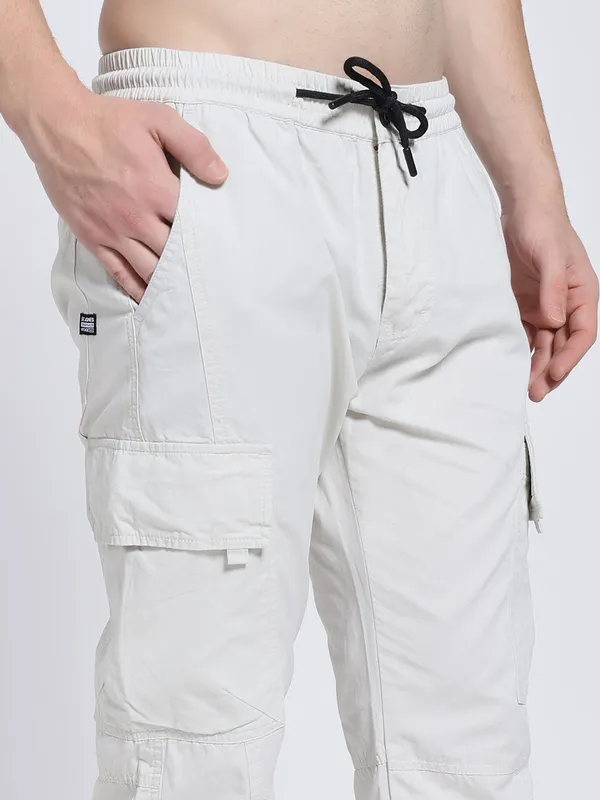 Cream_Cotton_Premium_&_Comfortable_Cargo_Pant_For_Men