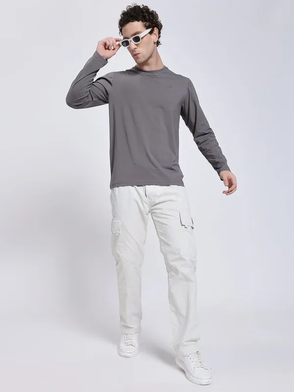 Cream_Cotton_Premium_&_Comfortable_Cargo_Pant_For_Men