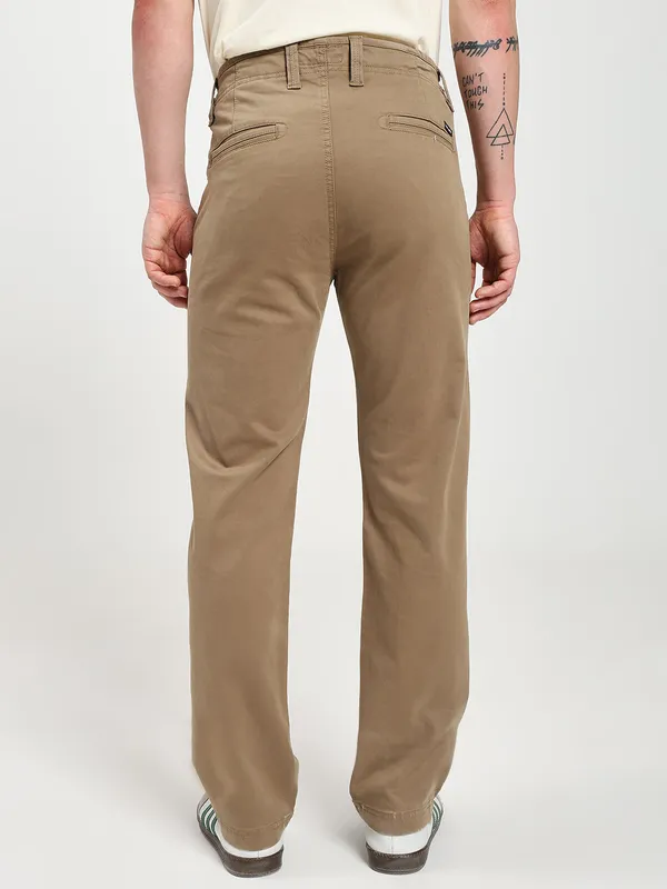 Khaki_Cotton_Premium_&_Comfortable_Chinos_For_Men