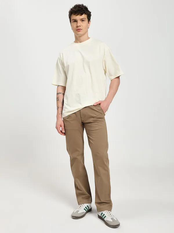 Khaki_Cotton_Premium_&_Comfortable_Chinos_For_Men