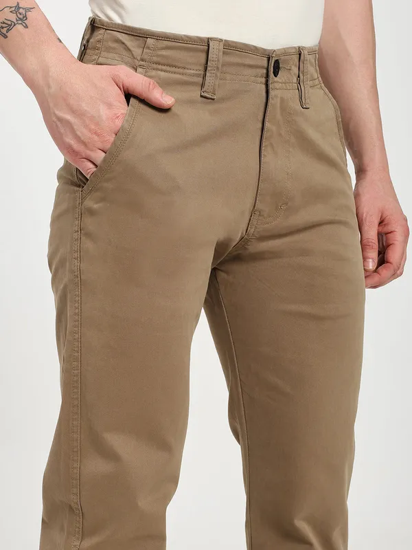 Khaki_Cotton_Premium_&_Comfortable_Chinos_For_Men