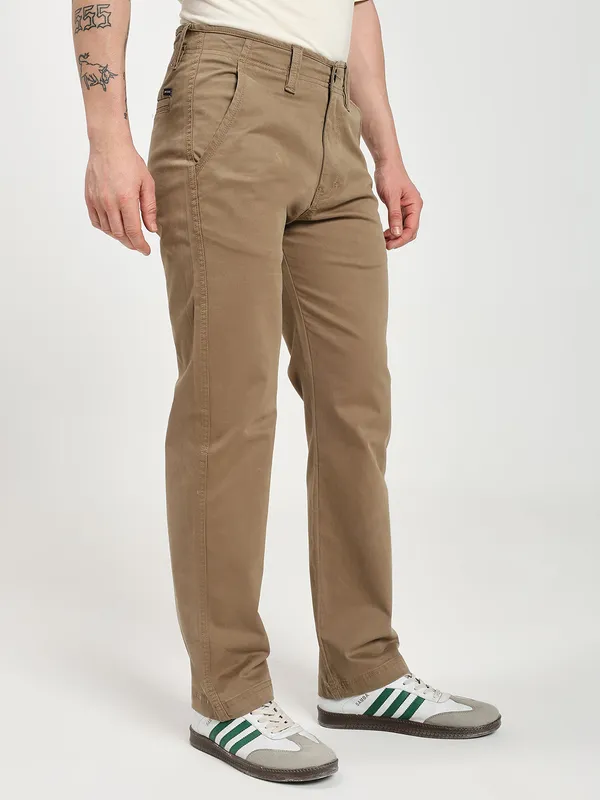 Khaki_Cotton_Premium_&_Comfortable_Chinos_For_Men