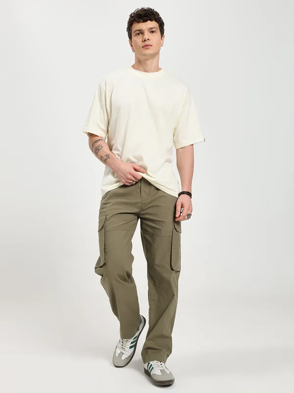 Olive_Green_Cotton_Lycra_Premium_&_Comfortable_Cargo_Pant_For_Men