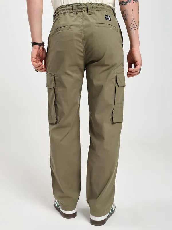Olive_Green_Cotton_Lycra_Premium_&_Comfortable_Cargo_Pant_For_Men