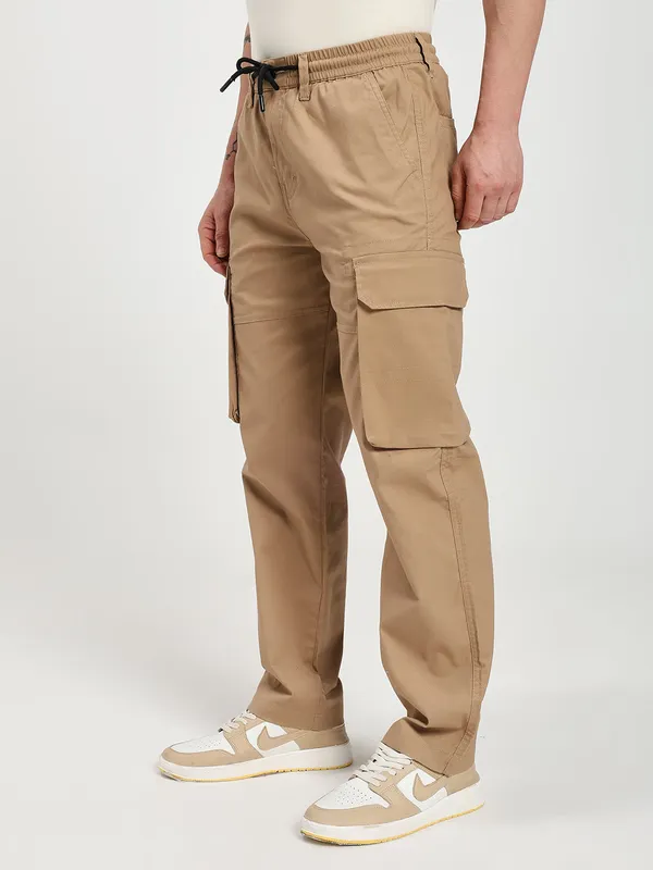 Beige_Cotton_Lycra_Premium_&_Comfortable_Cargo_Pant_For_Men