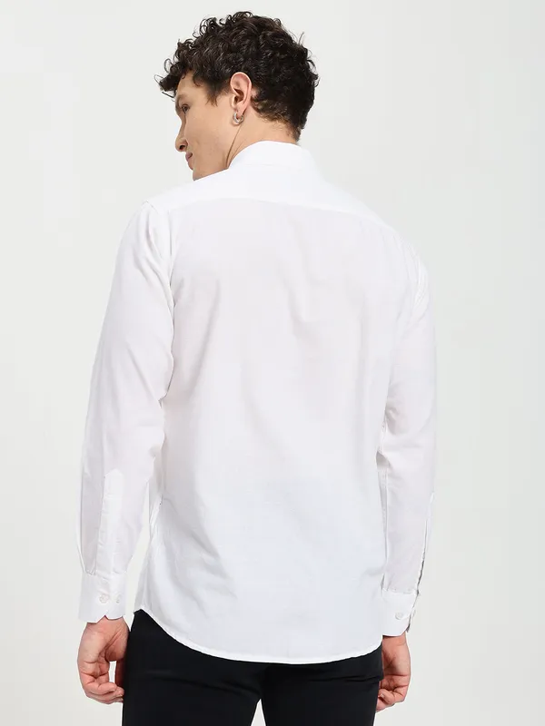 White_Cotton_Premium_&_Comfortable_Shirt_For_Men