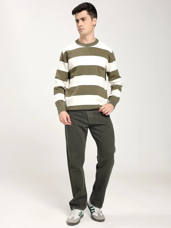Dark_Sage_Cotton_Premium_&_Comfortable_Jeans_For_Men