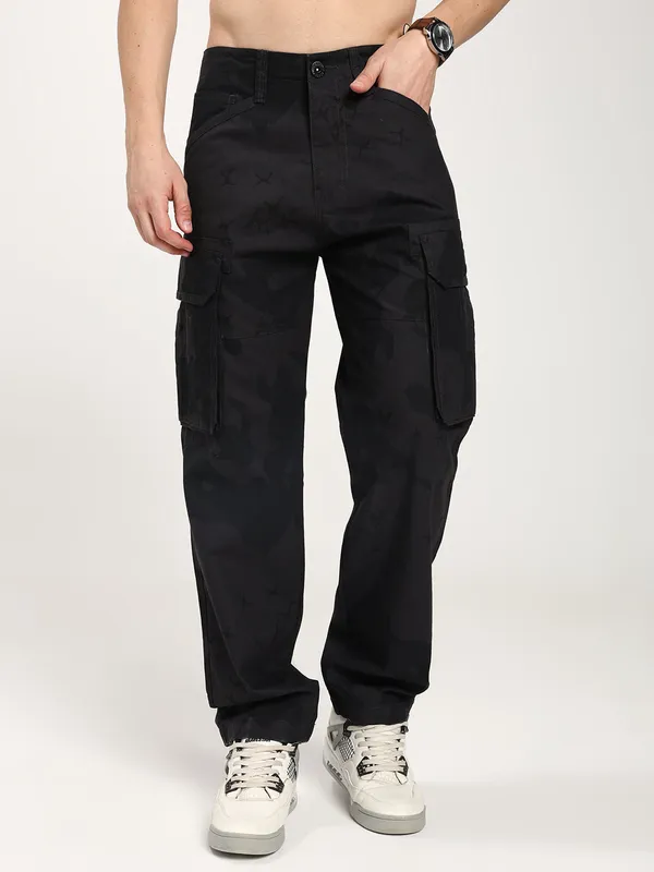 Black_Cotton_Premium_&_Comfortable_Cargo_Pant_For_Men