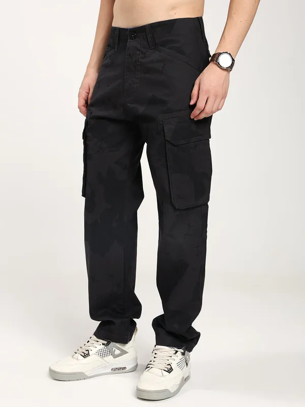 Black_Cotton_Premium_&_Comfortable_Cargo_Pant_For_Men
