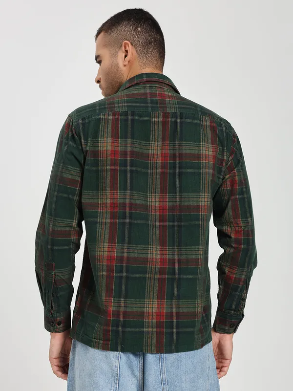 Green_&_Red_Cotton_Premium_&_Comfortable_Shirt_For_Men