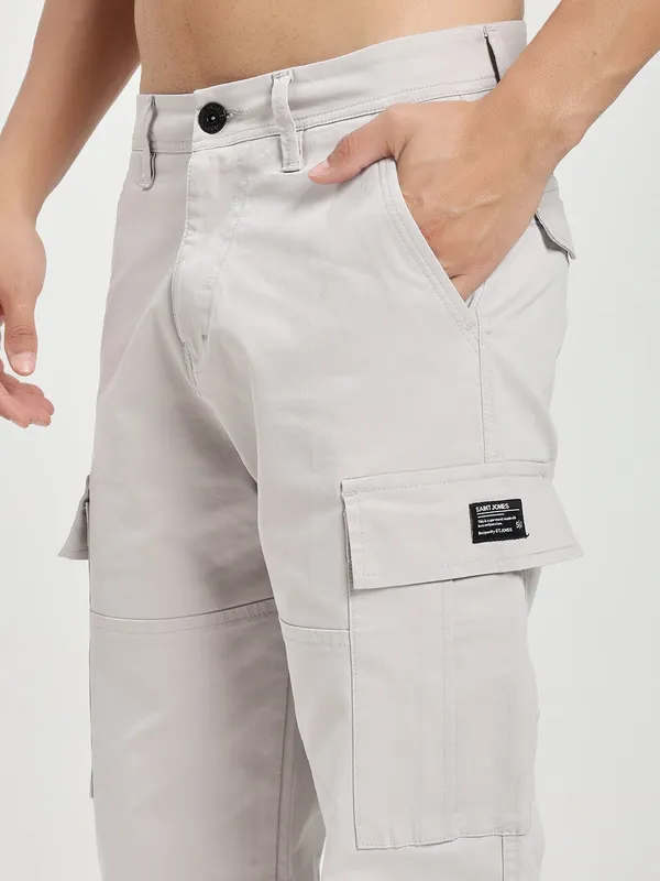 Light_Grey_Cotton_Premium_&_Comfortable_Cargo_Pant_For_Men
