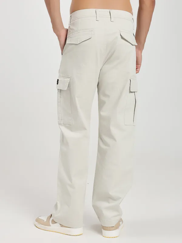 Cream_Cotton_Premium_&_Comfortable_Cargo_Pant_For_Men