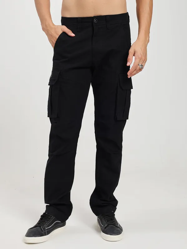 Black_Cotton_Premium_&_Comfortable_Cargo_Pant_For_Men