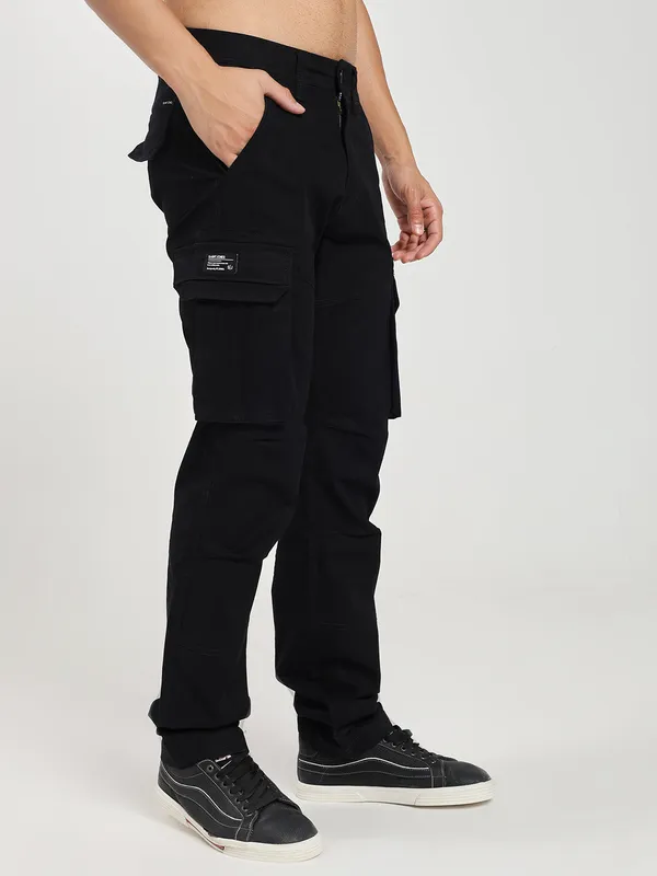 Black_Cotton_Premium_&_Comfortable_Cargo_Pant_For_Men