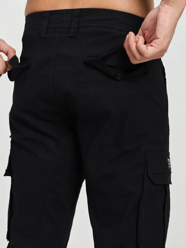 Black_Cotton_Premium_&_Comfortable_Cargo_Pant_For_Men