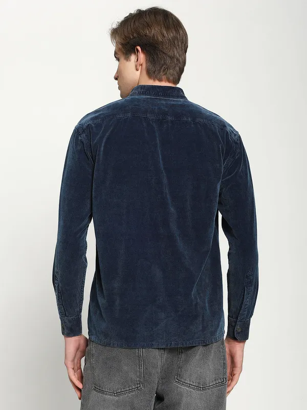 Indigo_Cotton_Premium_&_Comfortable_Shirt_For_Men