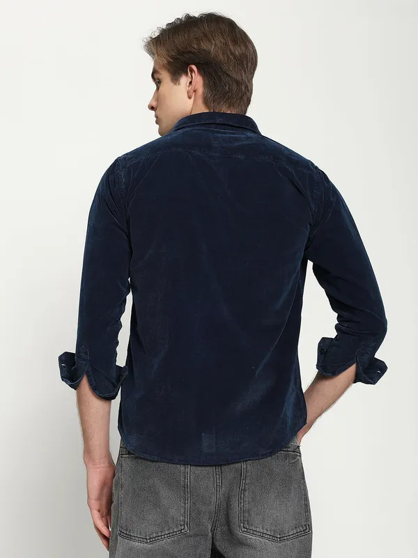 Indigo_Cotton_Premium_&_Comfortable_Shirt_For_Men