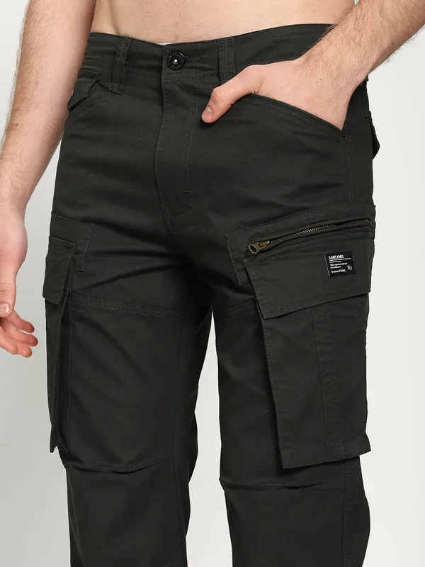 Black_Cotton_Premium_&_Comfortable_Cargo_Pant_For_Men