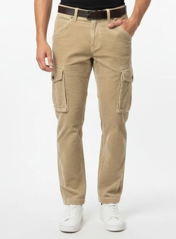 Beige_Cotton_Premium_&_Comfortable_Cargo_Pant_For_Men