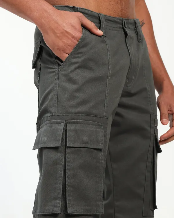 Dark_Grey_Lycra_Premium_&_Comfortable_Cargo_Pant_For_Men