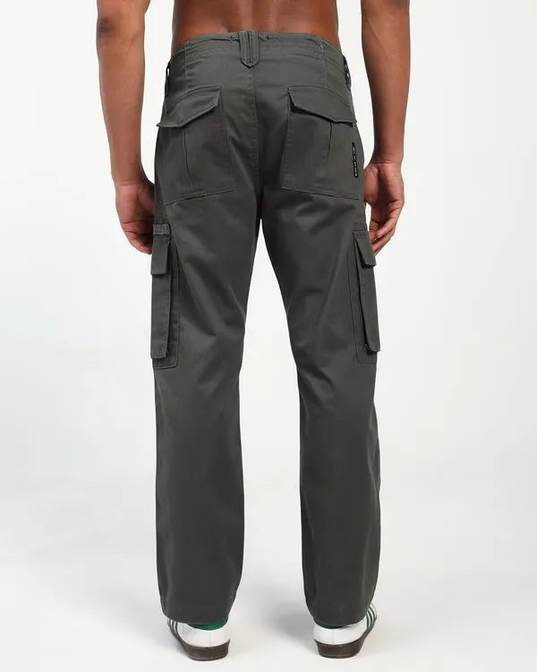 Dark_Grey_Lycra_Premium_&_Comfortable_Cargo_Pant_For_Men