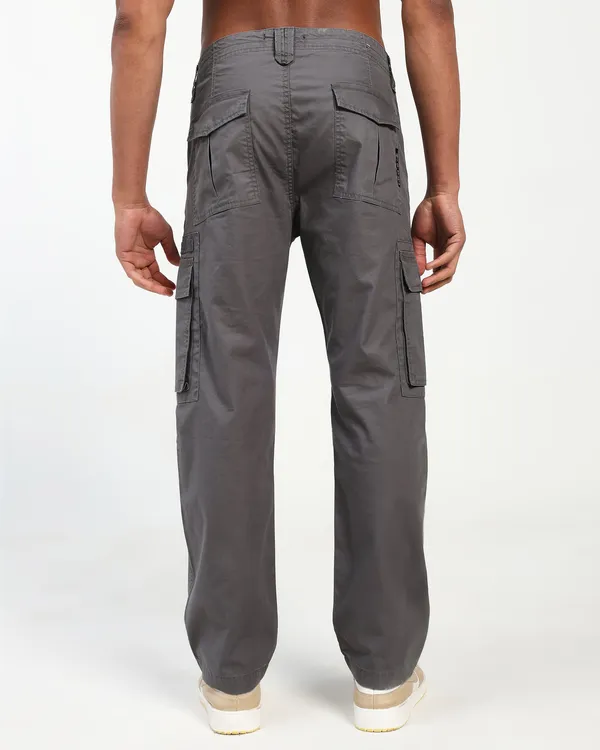 Dark_Grey_Cotton_Lycra_Premium_&_Comfortable_Cargo_Pant_For_Men