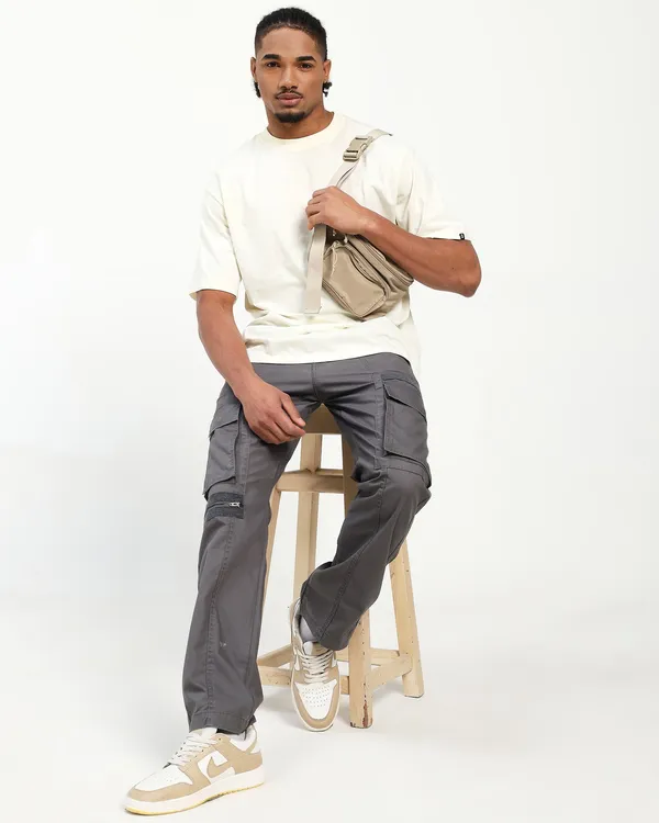 Dark_Grey_Cotton_Lycra_Premium_&_Comfortable_Cargo_Pant_For_Men