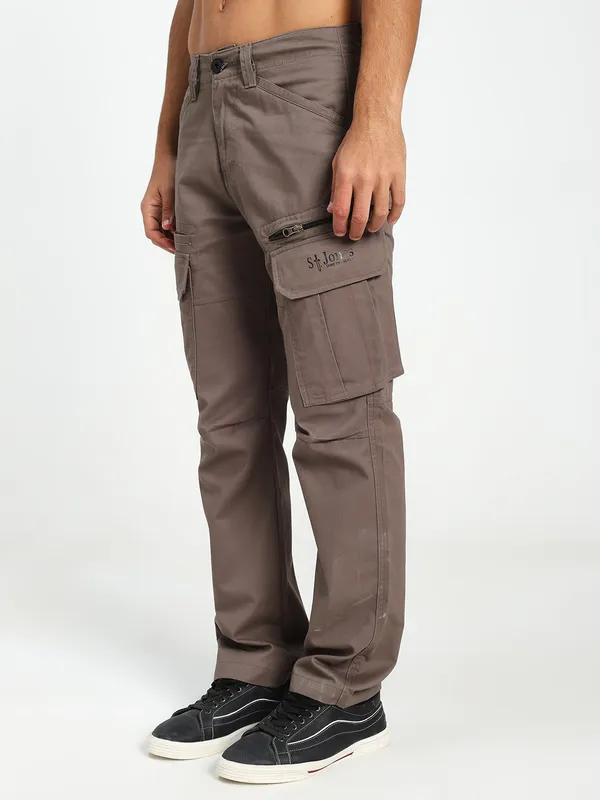 Dark_Grey_Cotton_Lycra_Premium_&_Comfortable_Cargo_Pant_For_Men