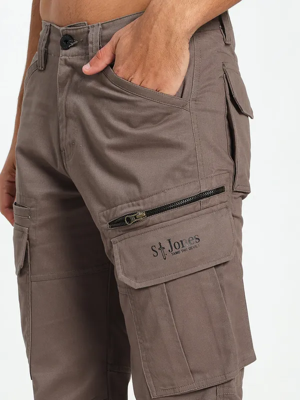 Dark_Grey_Cotton_Lycra_Premium_&_Comfortable_Cargo_Pant_For_Men