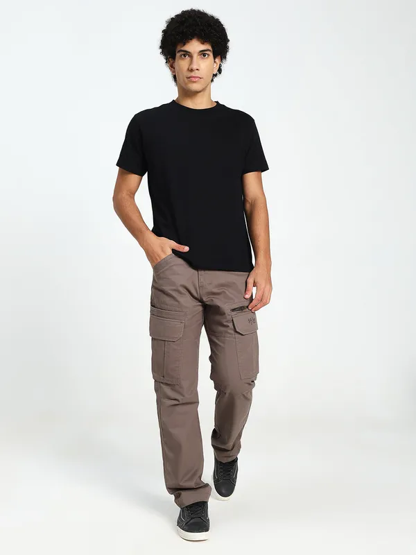 Dark_Grey_Cotton_Lycra_Premium_&_Comfortable_Cargo_Pant_For_Men