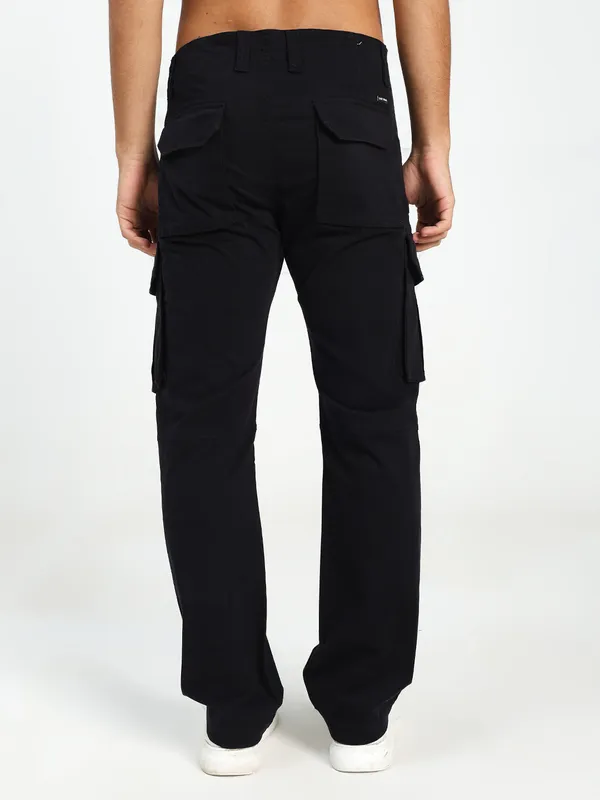 Black_Cotton_Lycra_Premium_&_Comfortable_Cargo_Pant_For_Men