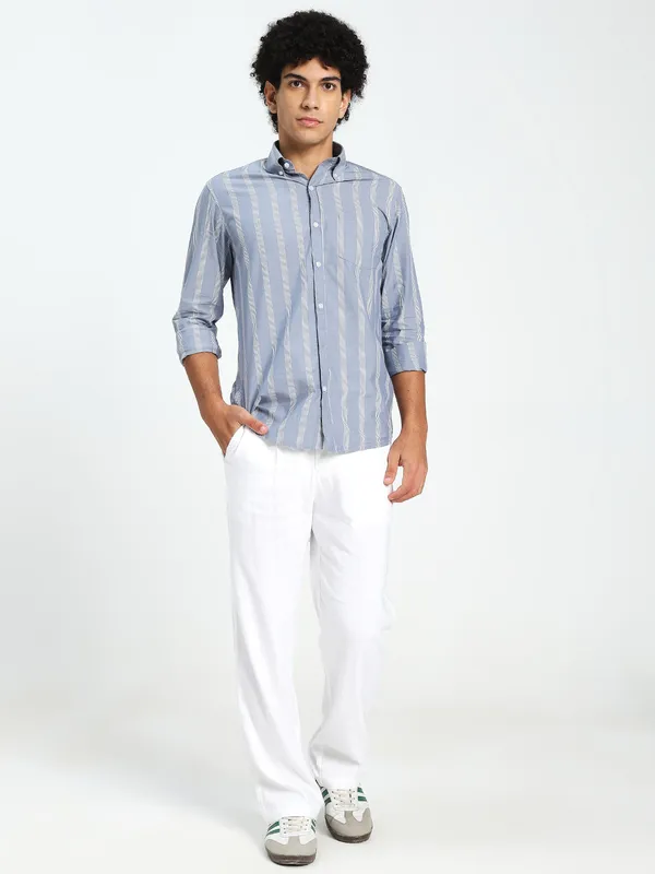 White_Cotton_Lycra_Premium_&_Comfortable_Korean_Pant_For_Men