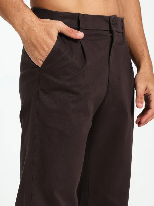 Dark_Brown_Cotton_Lycra_Premium_&_Comfortable_Korean_Pant_For_Men
