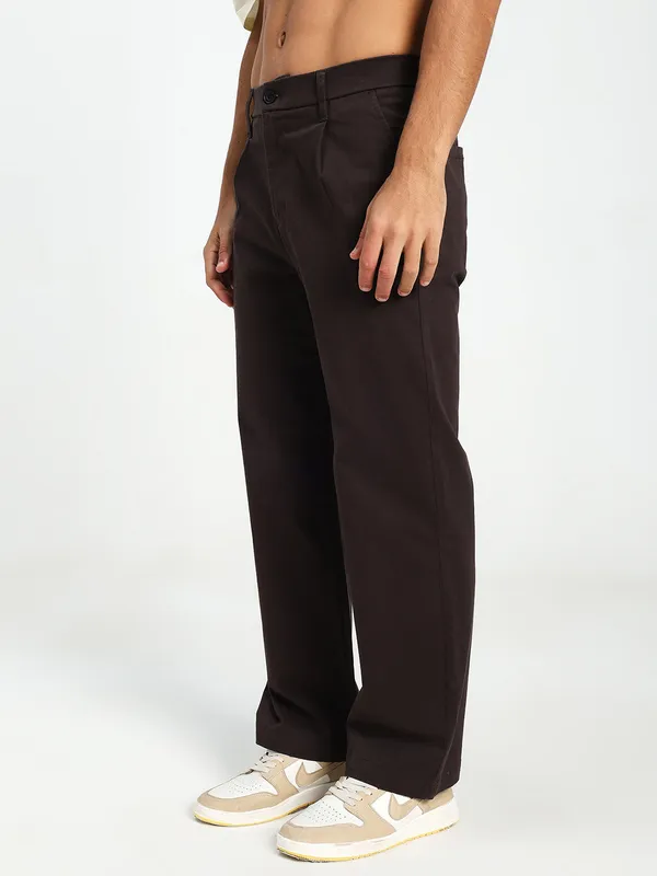 Dark_Brown_Cotton_Lycra_Premium_&_Comfortable_Korean_Pant_For_Men