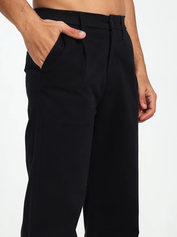Black_Cotton_Lycra_Premium_&_Comfortable_Korean_Pant_For_Men