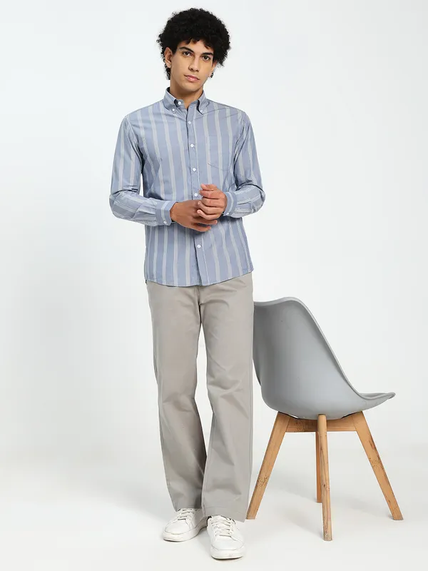 Light_Blue_Cotton_Premium_&_Comfortable_Shirt_For_Men
