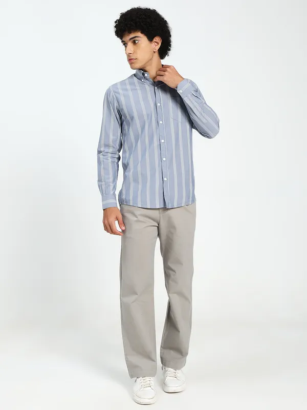 Light_Blue_Cotton_Premium_&_Comfortable_Shirt_For_Men
