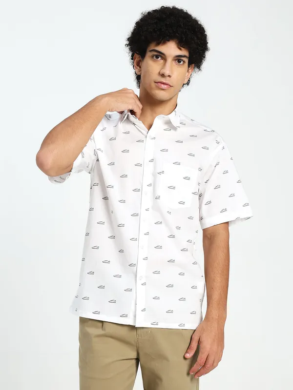 White_Cotton_Premium_&_Comfortable_Shirt_For_Men