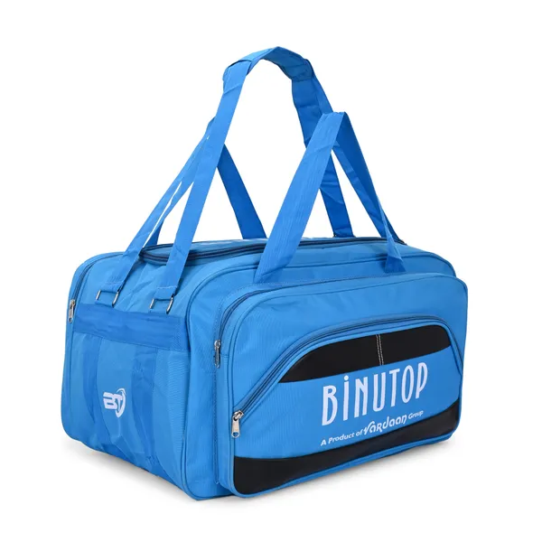 BINUTOP_Heavy_Dutty_Fabric_Travel_Luggage_Duffle_Bag_(Blue,_50_litres_25Inch)