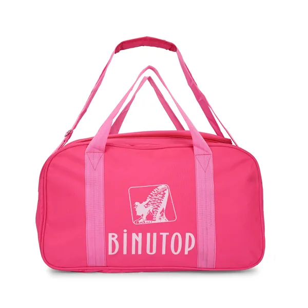 BINUTOP_Heavy_Dutty_Fabric_Travel_Luggage_Duffle_Bag_(Pink,_50_litres_25Inch)