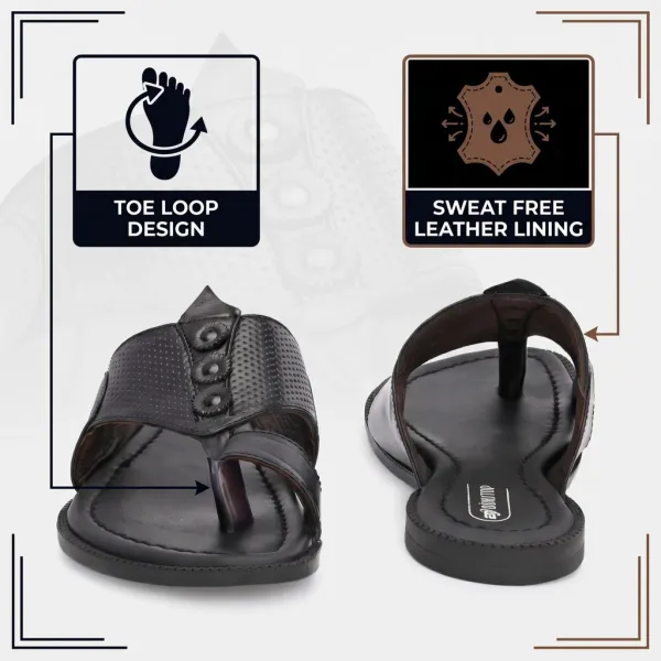 Black_Men's_Leather_Kolhapuri_Design_Sandals_–_Toe_Loop_Slip-On_Ethnic_Slippers_with_Anti-Slip_Sole