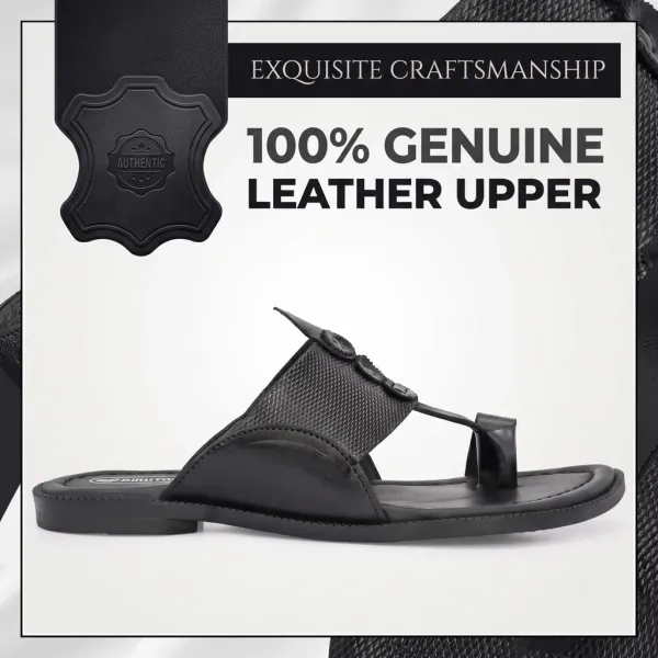 Black_Men's_Leather_Kolhapuri_Design_Sandals_–_Toe_Loop_Slip-On_Ethnic_Slippers_with_Anti-Slip_Sole