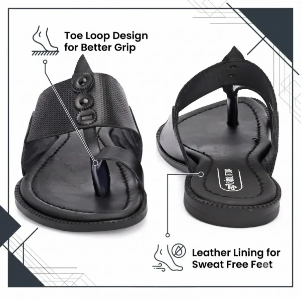 Black_Men's_Leather_Kolhapuri_Design_Sandals_–_Toe_Loop_Slip-On_Ethnic_Slippers_with_Anti-Slip_Sole