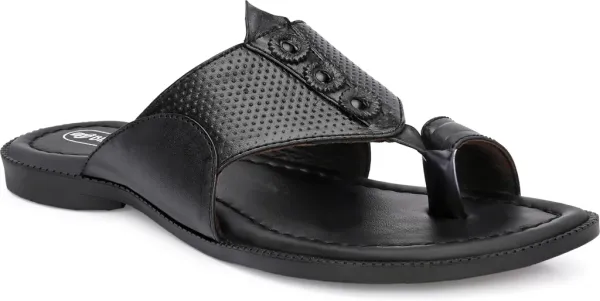 Black_Men's_Leather_Kolhapuri_Design_Sandals_–_Toe_Loop_Slip-On_Ethnic_Slippers_with_Anti-Slip_Sole