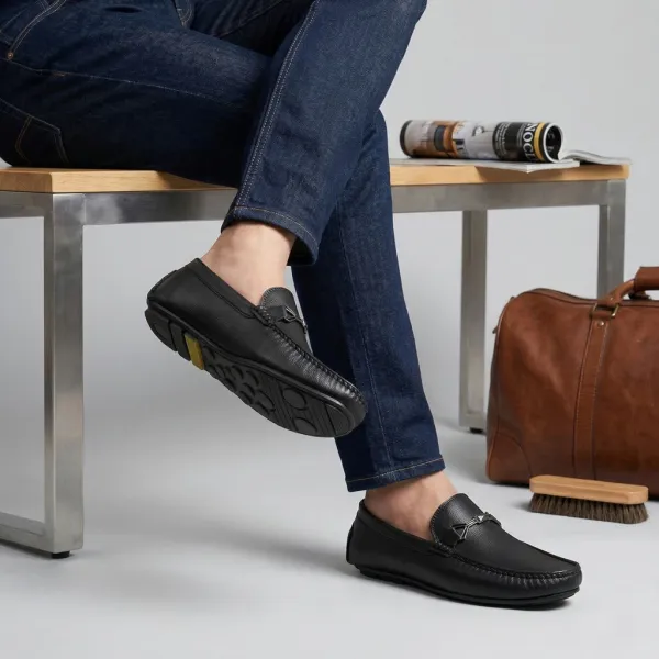 Black_Synthetic_Leather_Stylish_Men_Loafers