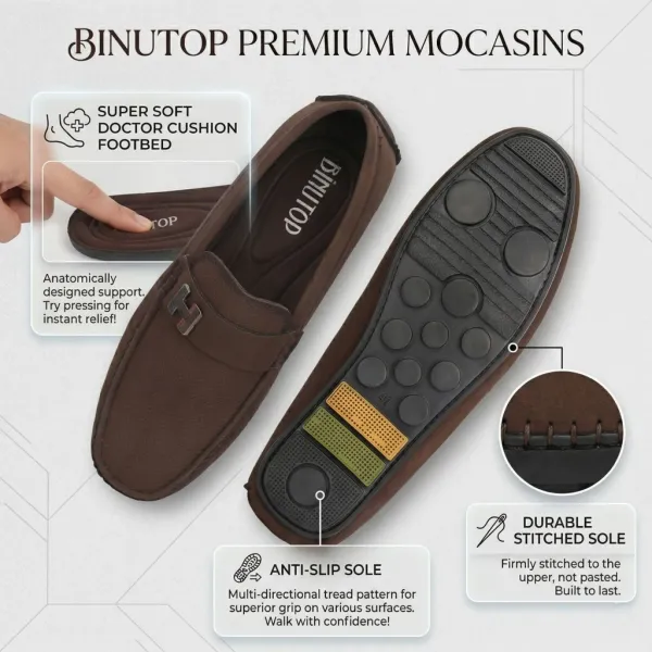 Brown_Soft_Cushined_Padded_Crafted_Black_Shade_Loafers
